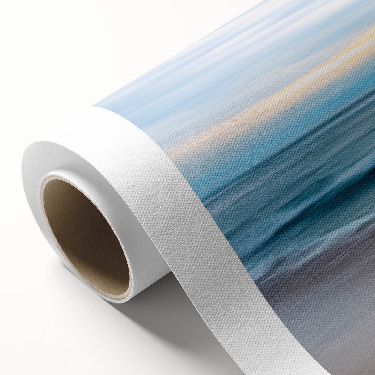 Coastal Wall Art – Tranquil Beach Horizon Ocean Art Print for Nautical Décor