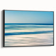 Abstract Ocean Waves Coastal Wall Art – Nautical Beach-Themed Print