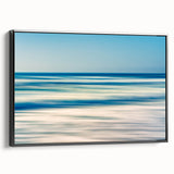 Abstract Ocean Waves Coastal Wall Art – Nautical Beach-Themed Print