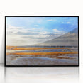 Golden Beach Coastal Wall Art – Vibrant Ocean-Themed Seaside Print