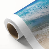 Aerial Ocean Waves Coastal Wall Art – Beach-Themed Nautical Print