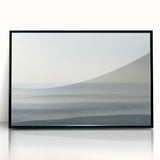 Minimalist Coastal Wall Art – Serene Ocean Horizon Beach Print