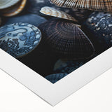 Seashell Close-Up Coastal Wall Art – Ocean-Themed Nature Print