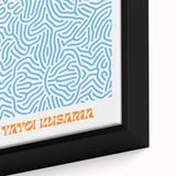Contemporary Canvas Art – Modern Abstract Print Inspired by Yayoi Kusama