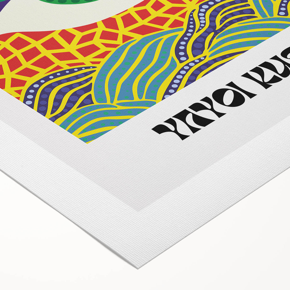 Contemporary Canvas Art – Abstract Eye Design Inspired by Yayoi Kusama
