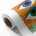 Contemporary Canvas Art – Abstract Eye Design Inspired by Yayoi Kusama