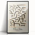 Modern Abstract Wall Art – Paul Klee-Inspired Contemporary Canvas Print