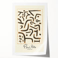 Modern Abstract Wall Art – Paul Klee-Inspired Contemporary Canvas Print