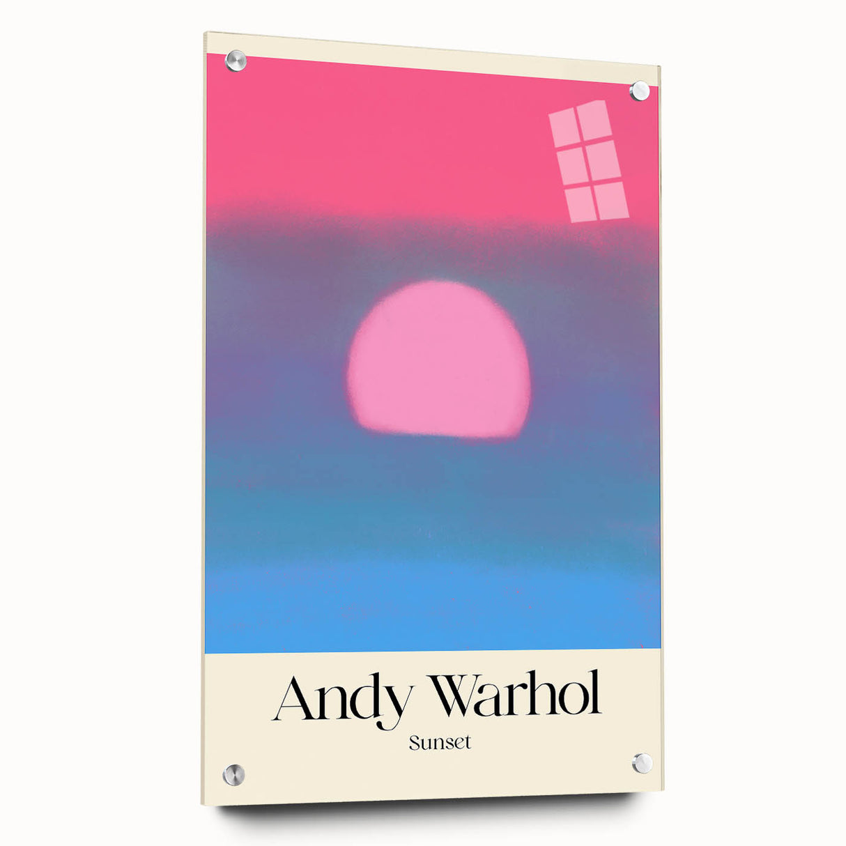 Contemporary Art Prints - Modern Wall Decor with Abstract Sunset Design