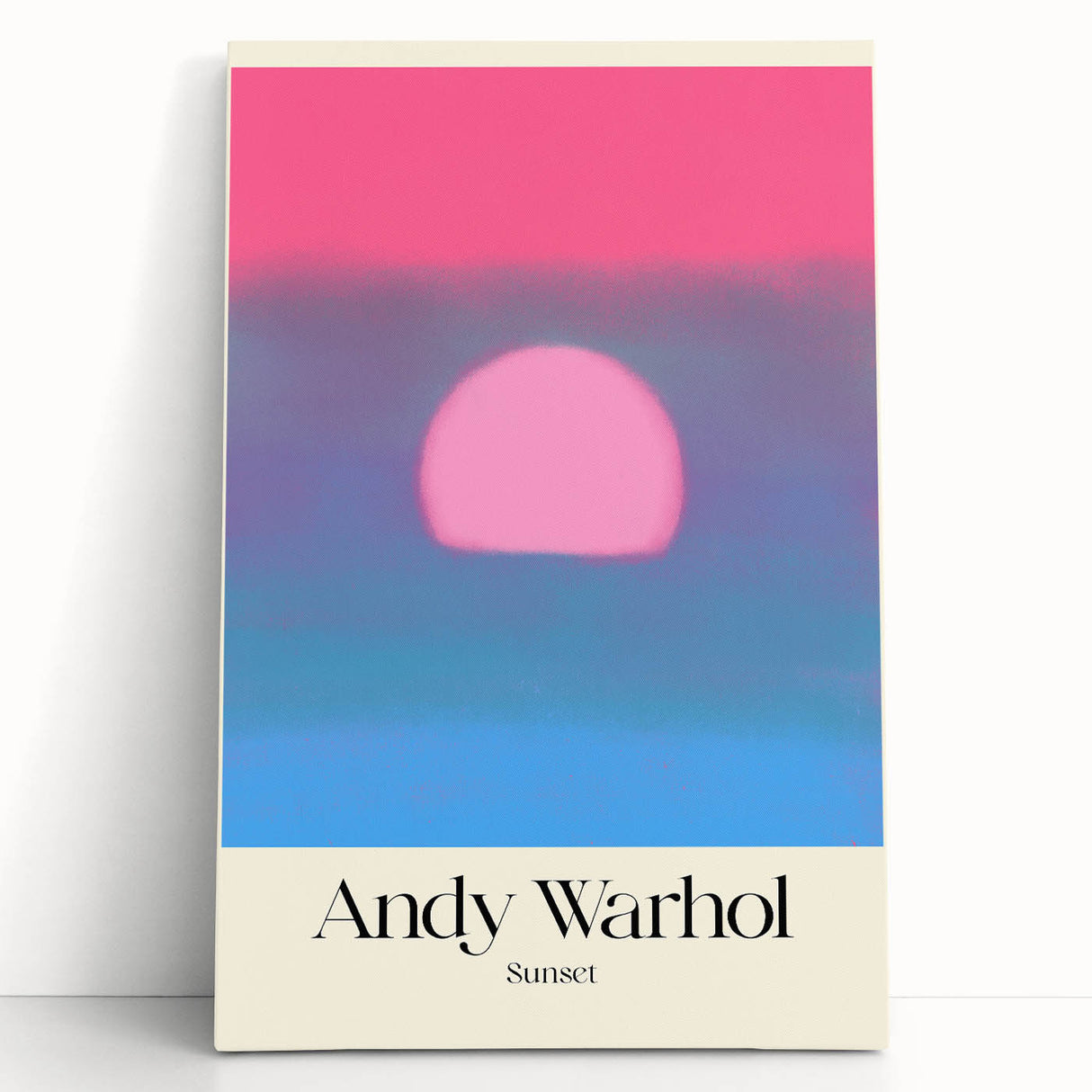 Contemporary Art Prints - Modern Wall Decor with Abstract Sunset Design