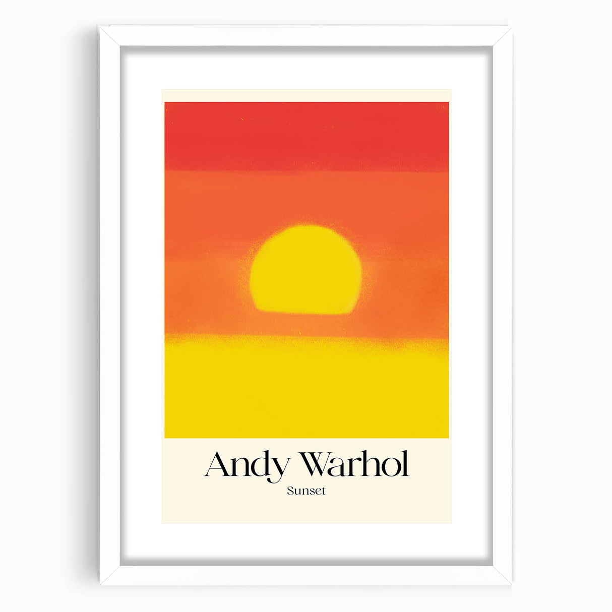 Modern Wall Decor - Contemporary Art Prints with Vibrant Sunset Design