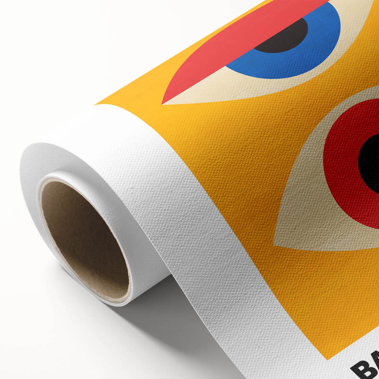 Contemporary Bauhaus Art - Modern Wall Decor with Abstract Eye Design