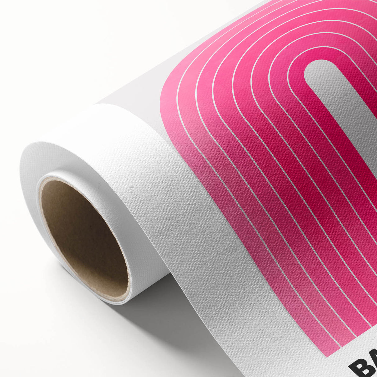 Bauhaus Modern Wall Decor - Contemporary Art Prints with Pink Arch