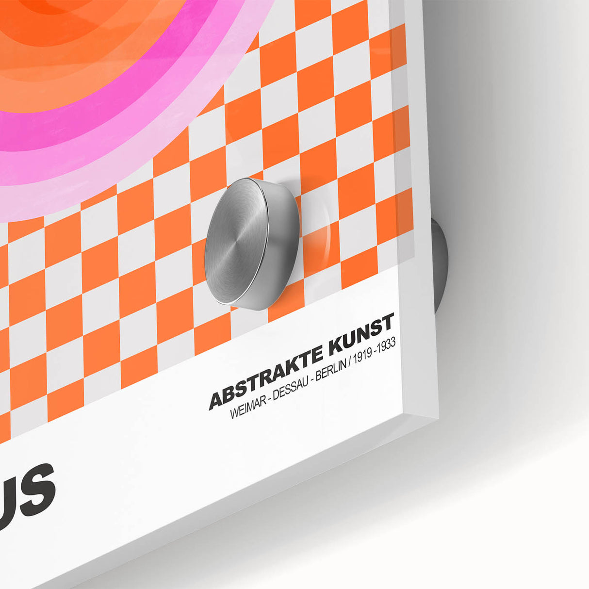 Bauhaus Modern Wall Decor - Contemporary Art Prints with Retro Circles
