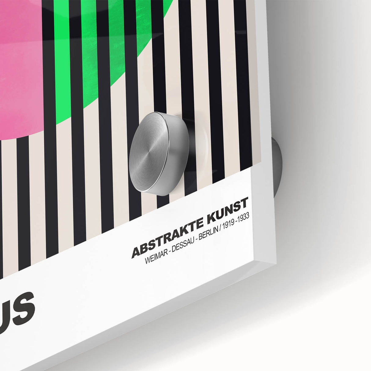 Bauhaus Modern Wall Decor - Contemporary Art Prints with Bold Stripes