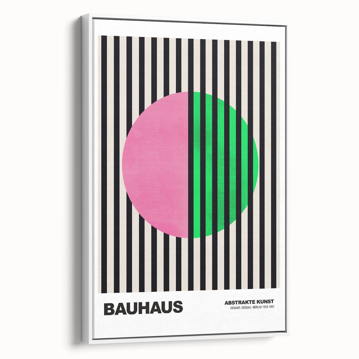 Bauhaus Modern Wall Decor - Contemporary Art Prints with Bold Stripes