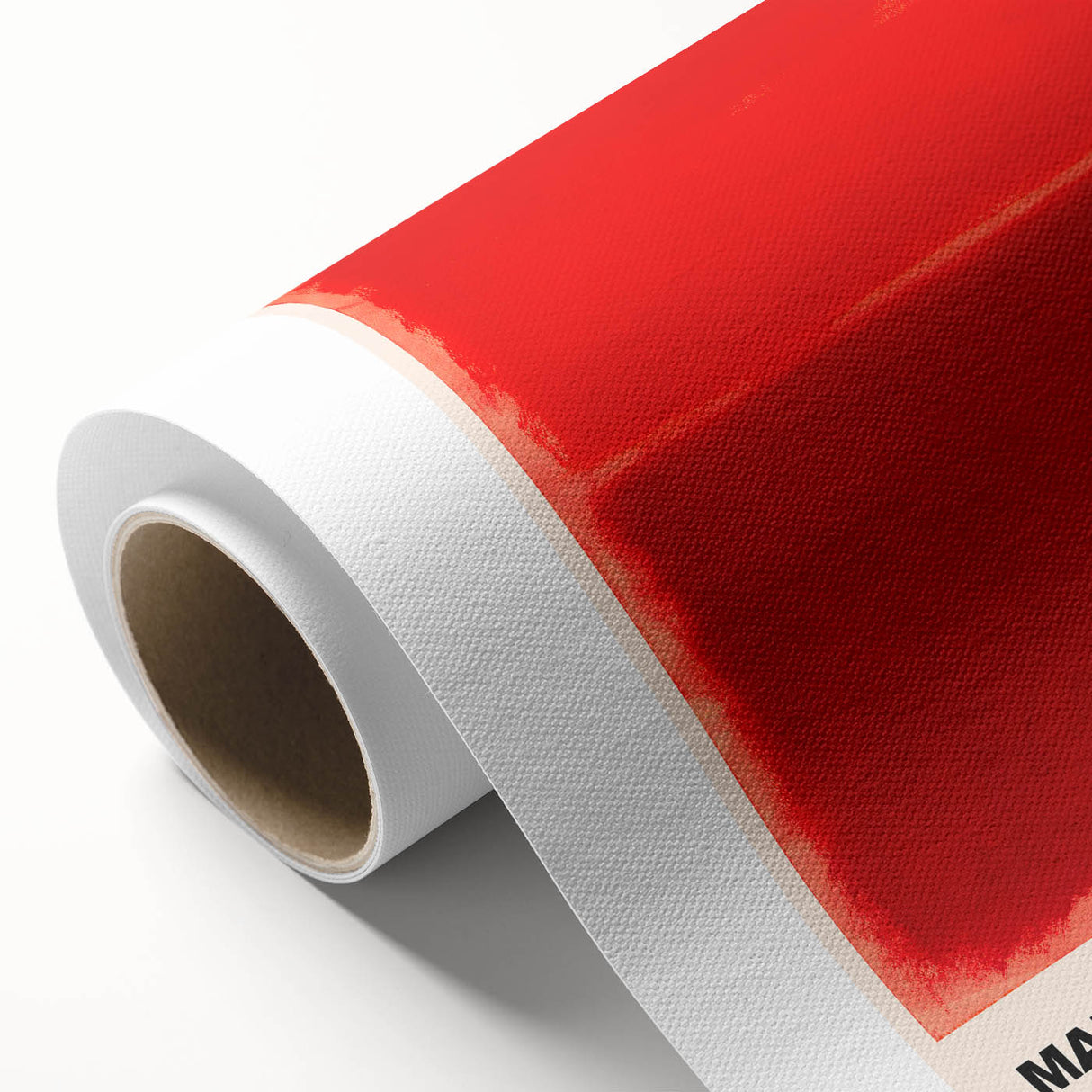 Modern Abstract Canvas Art - Rothko-Inspired Red on Red Wall Decor