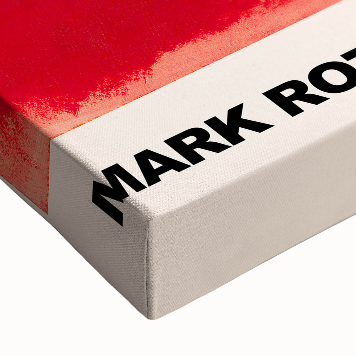 Modern Abstract Canvas Art - Rothko-Inspired Red on Red Wall Decor