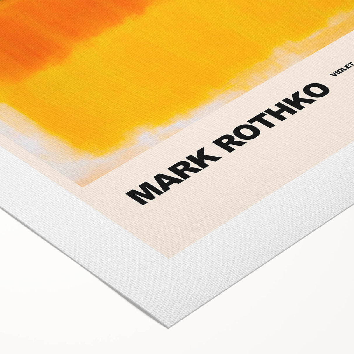 Abstract Modern Wall Art - Rothko-Inspired Canvas with Warm Hues