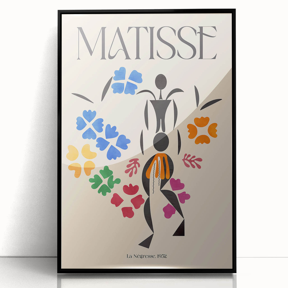 Contemporary Art Print - Matisse-Inspired Modern Wall Decor Canvas