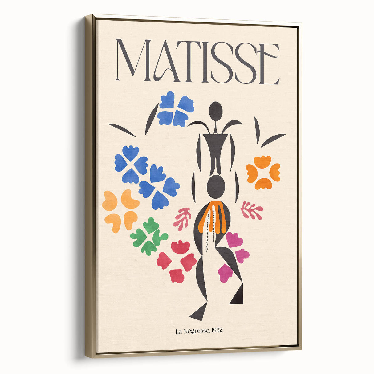 Contemporary Art Print - Matisse-Inspired Modern Wall Decor Canvas