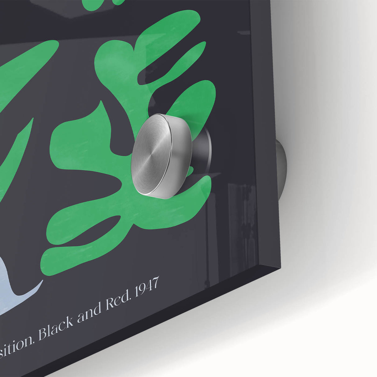 Contemporary Art Prints – Composition Black and Green, Modern Wall Decor