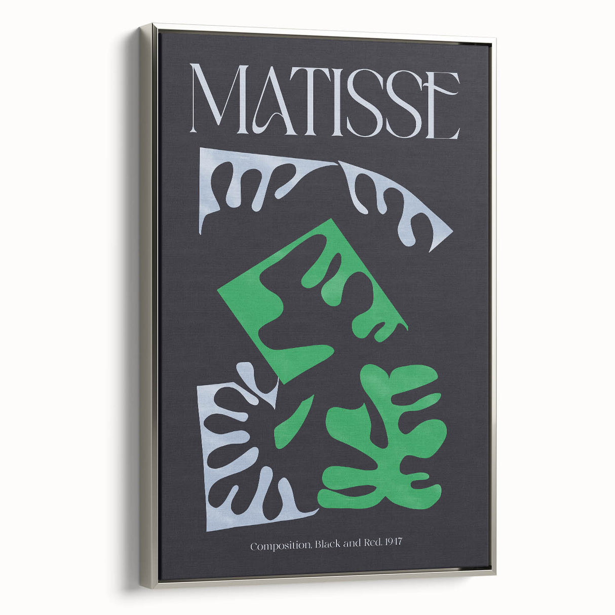 Contemporary Art Prints – Composition Black and Green, Modern Wall Decor
