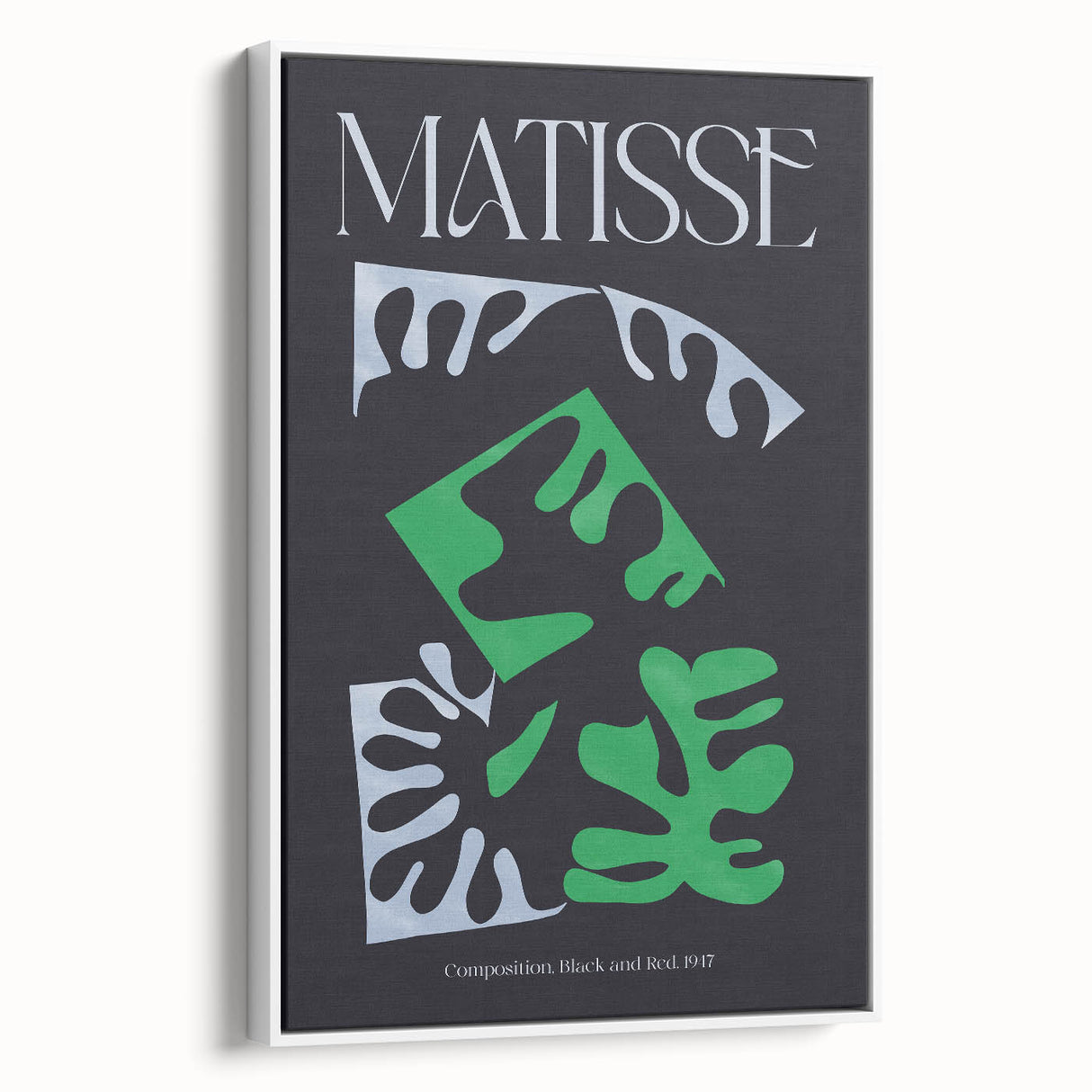 Contemporary Art Prints – Composition Black and Green, Modern Wall Decor