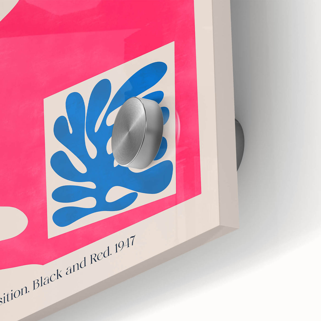 Contemporary Art Prints – Composition Pink and Blue, Modern Wall Decor