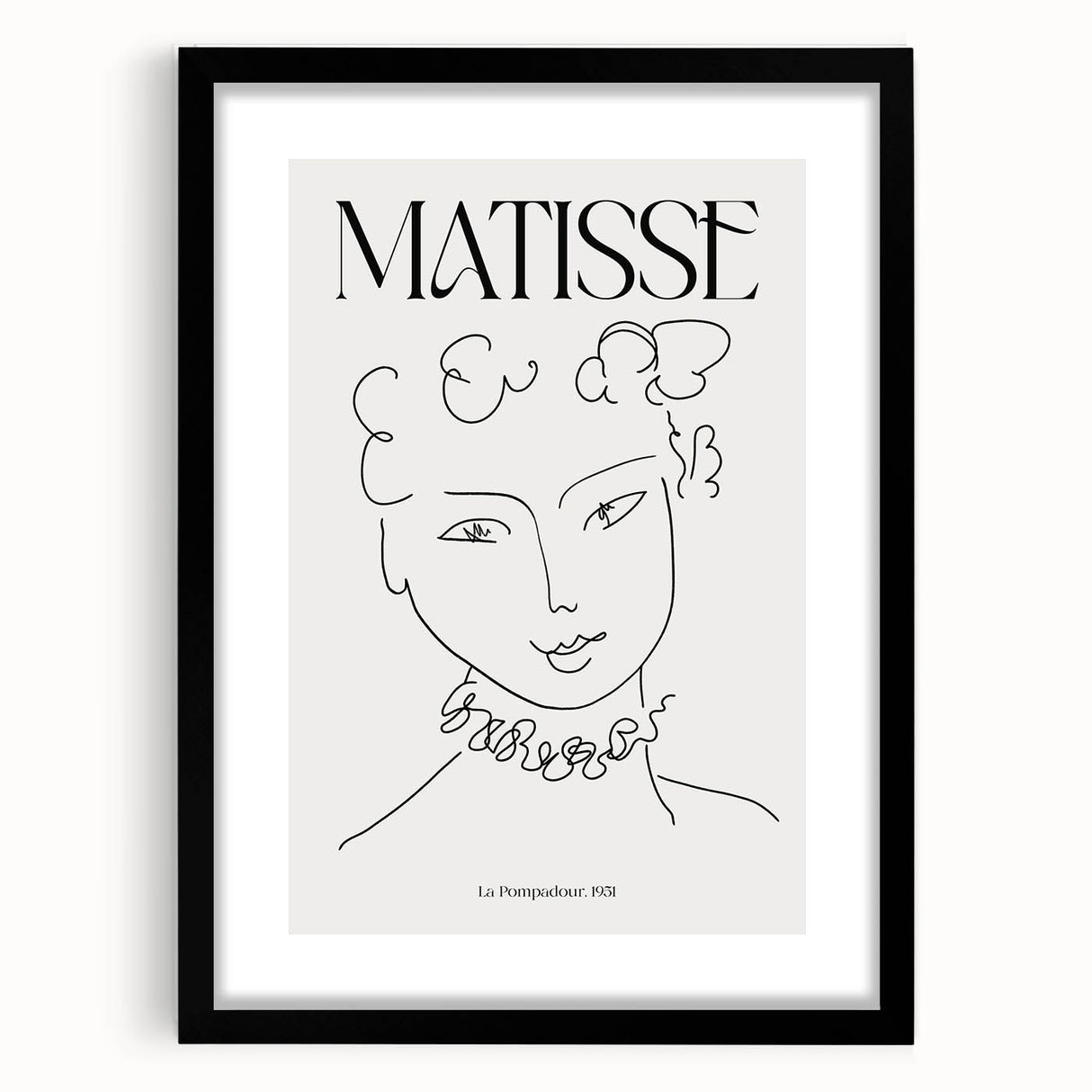 Contemporary Art Prints – La Pompadour, 1951, Modern Minimalist Decor