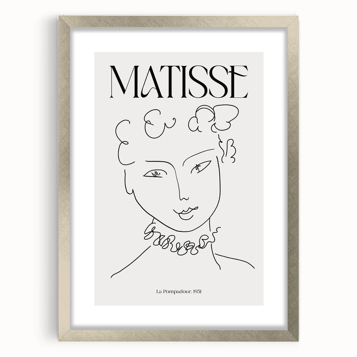 Contemporary Art Prints – La Pompadour, 1951, Modern Minimalist Decor