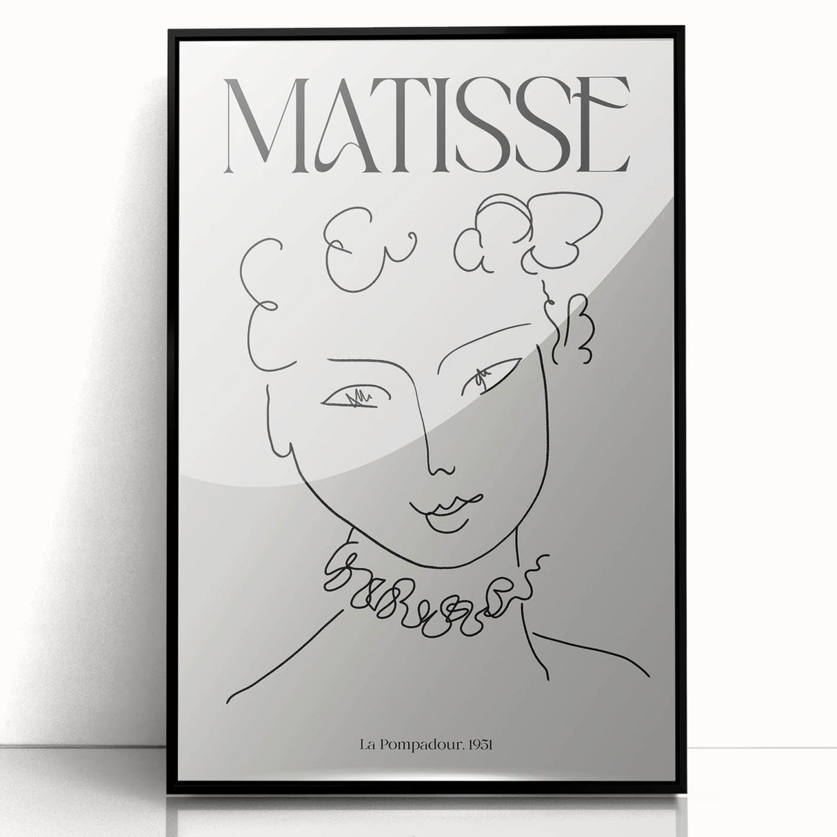 Contemporary Art Prints – La Pompadour, 1951, Modern Minimalist Decor