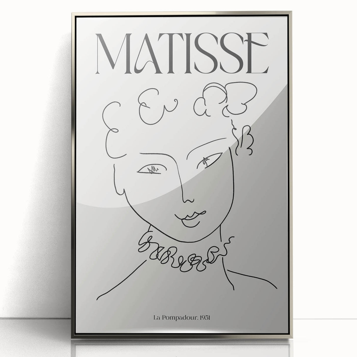 Contemporary Art Prints – La Pompadour, 1951, Modern Minimalist Decor