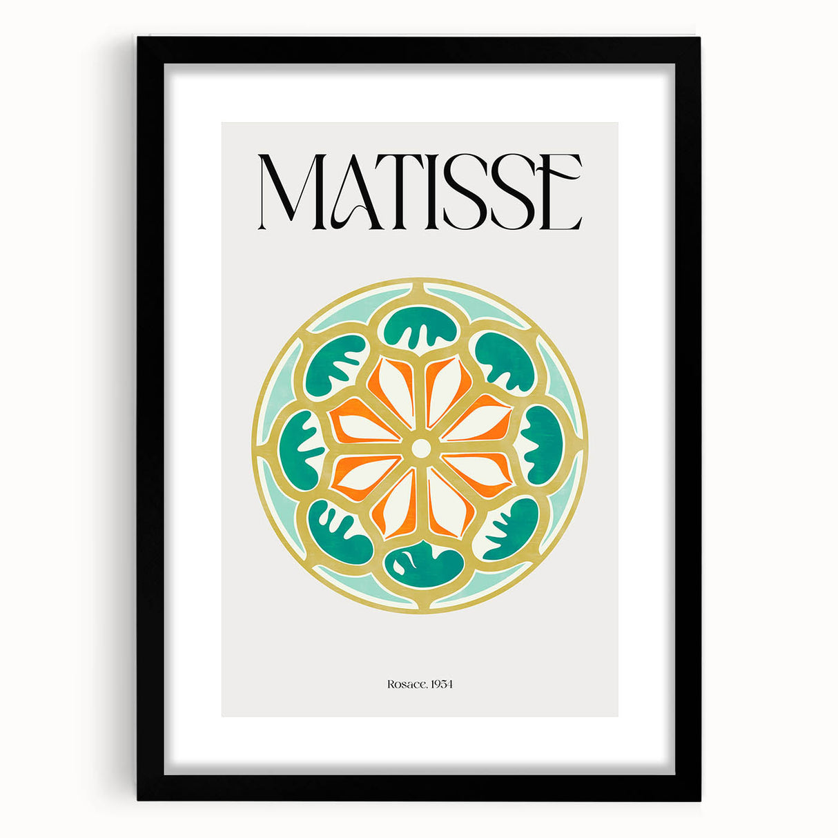 Contemporary Art Prints – Rosace, 1954, Modern Abstract Wall Decor