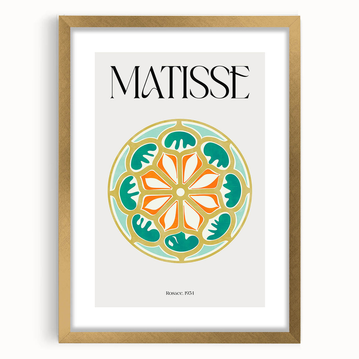 Contemporary Art Prints – Rosace, 1954, Modern Abstract Wall Decor