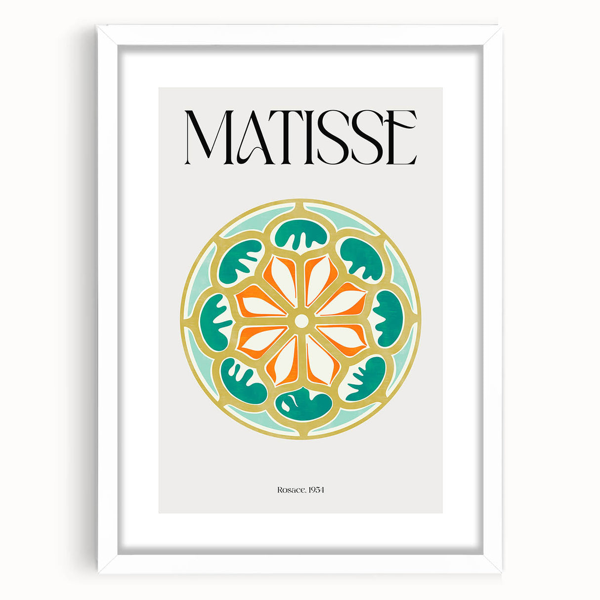 Contemporary Art Prints – Rosace, 1954, Modern Abstract Wall Decor