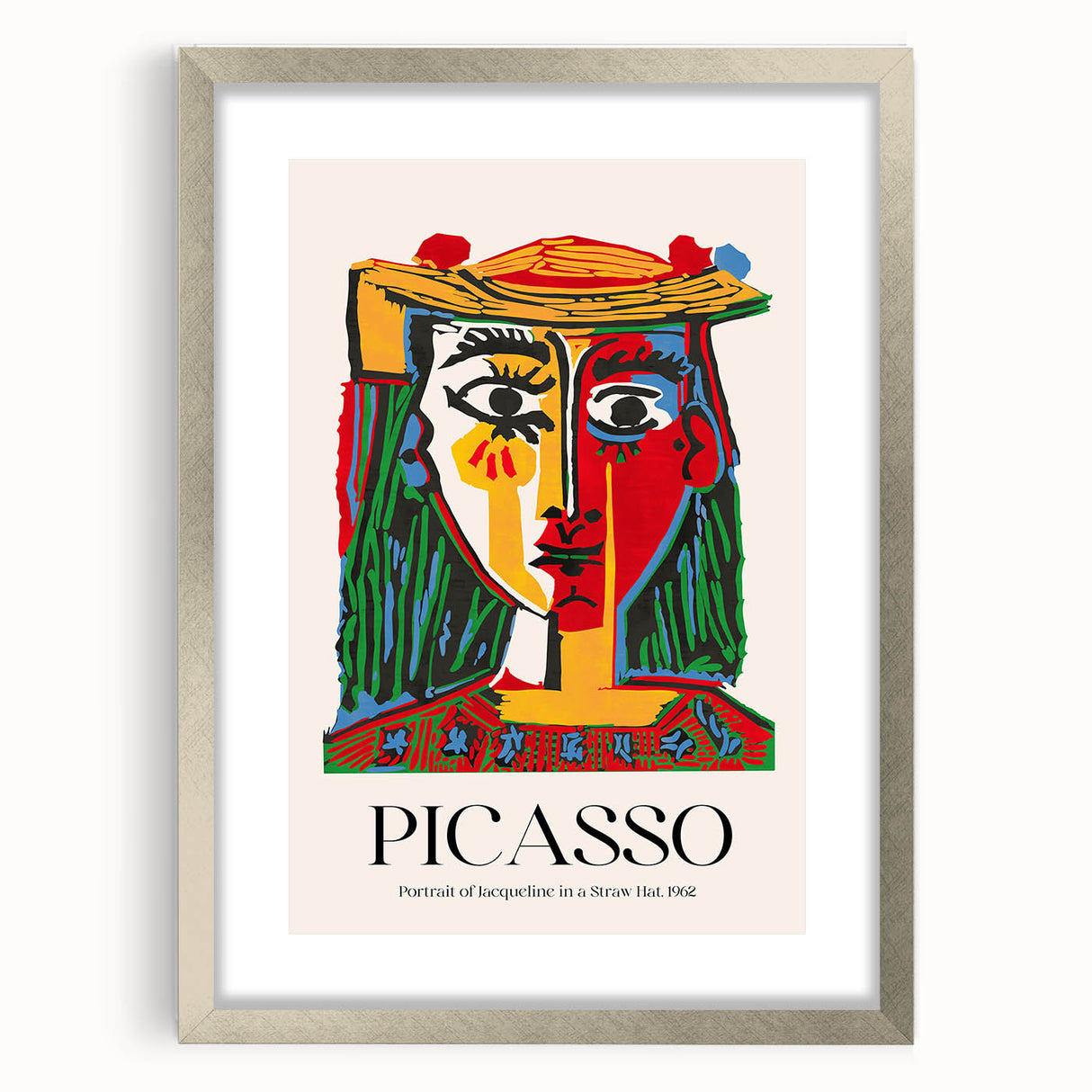 Contemporary Art Prints - Modern Wall Decor with Vibrant Abstract Portrait