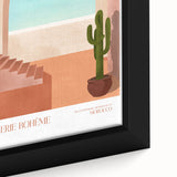 Contemporary Art Prints - Modern Wall Decor with Moroccan Staircase Scene