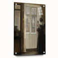 Woman with Child by Window – Dark Academia Wall Art, Vintage Gothic Prints