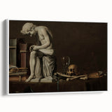 Classical Statue and Skull – Dark Academia Wall Art, Vintage Academic Prints