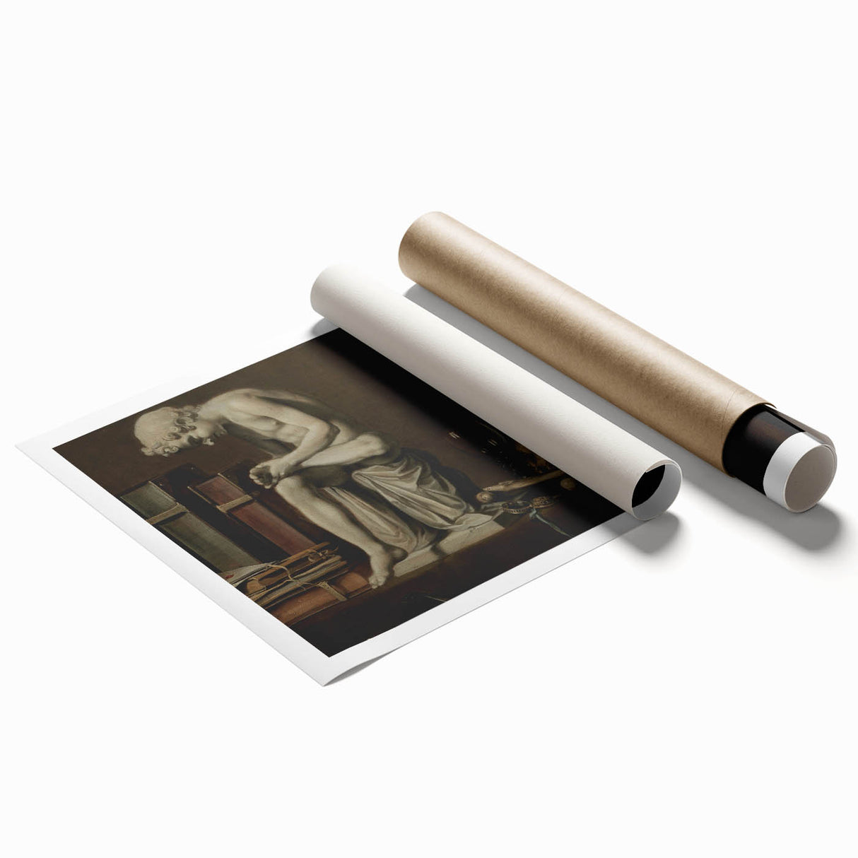 Classical Statue and Skull – Dark Academia Wall Art, Vintage Academic Prints