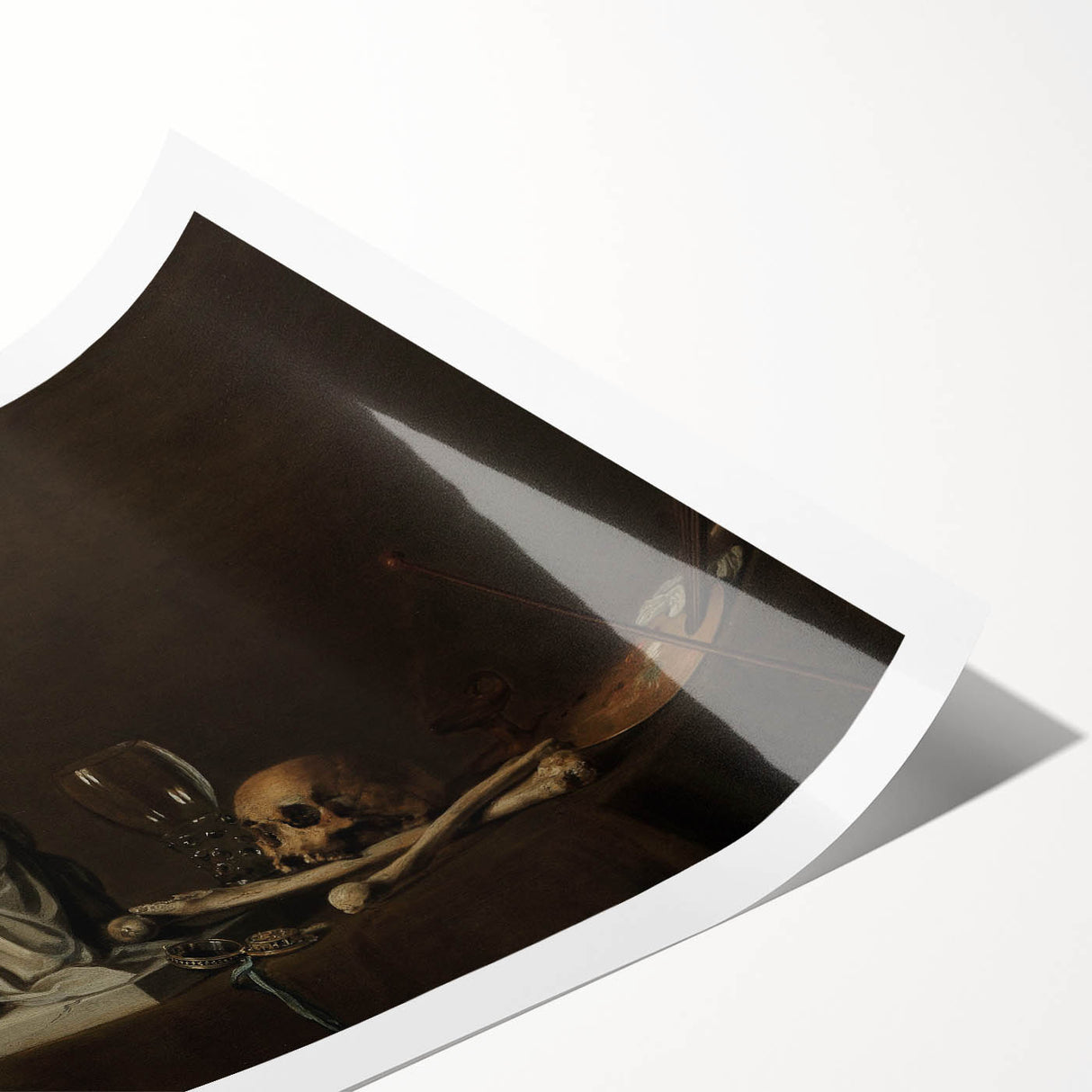 Classical Statue and Skull – Dark Academia Wall Art, Vintage Academic Prints