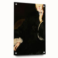 Close-Up of Woman in Dark Attire – Dark Academia Wall Art, Gothic Portrait