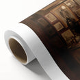 Dark Academia Wall Art: Antique Interior with Artwork, Gothic Print