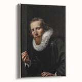 Dark Academia Wall Art: Portrait of Gentleman in Black, Gothic Print