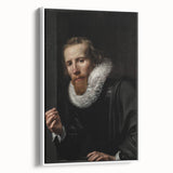 Dark Academia Wall Art: Portrait of Gentleman in Black, Gothic Print
