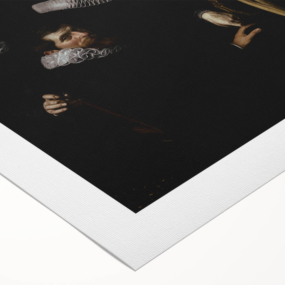 Dark Academia Wall Art – Anatomical Study with Scholars in Gothic Style