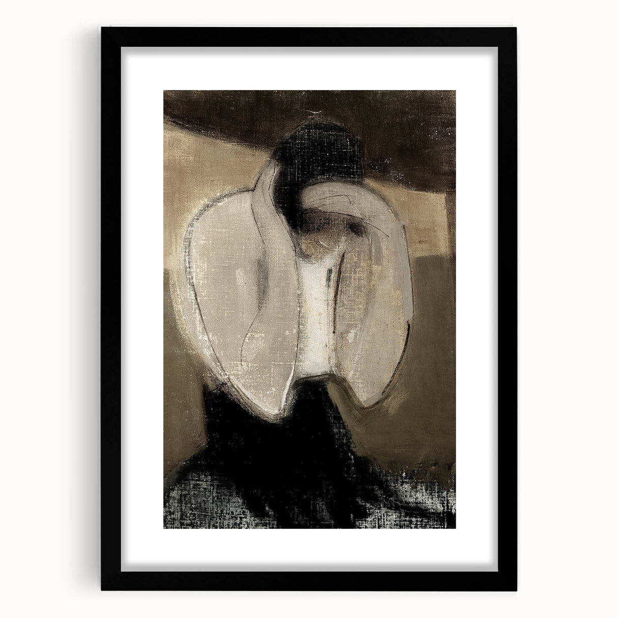 Dark Academia Wall Art - Shadowy Art Piece for Moody Aesthetic Decor
