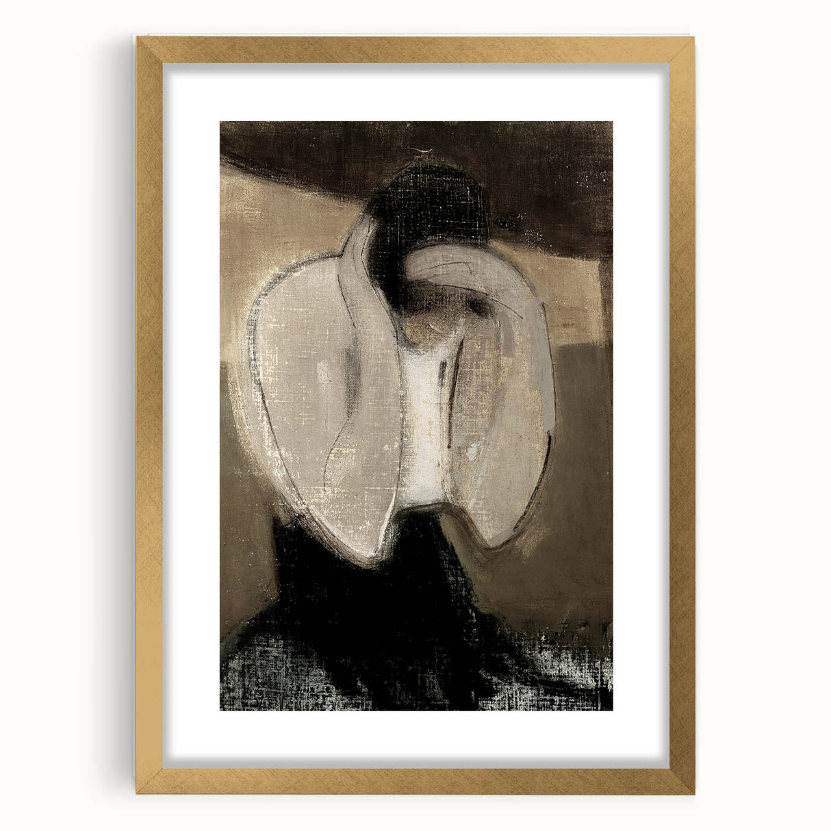 Dark Academia Wall Art - Shadowy Art Piece for Moody Aesthetic Decor
