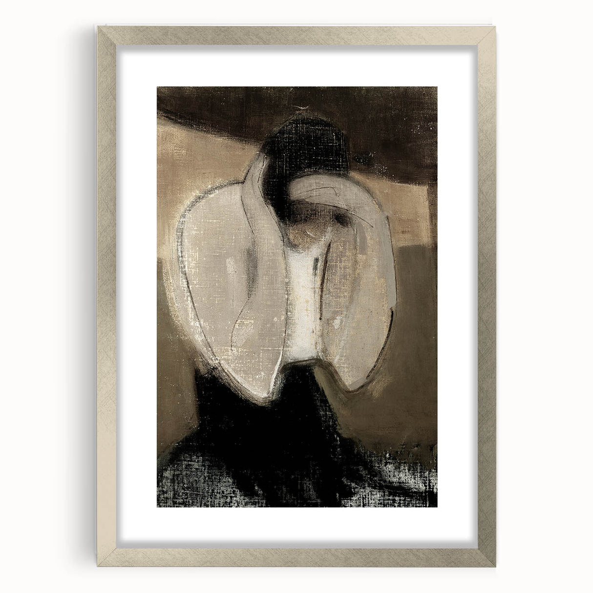 Dark Academia Wall Art - Shadowy Art Piece for Moody Aesthetic Decor